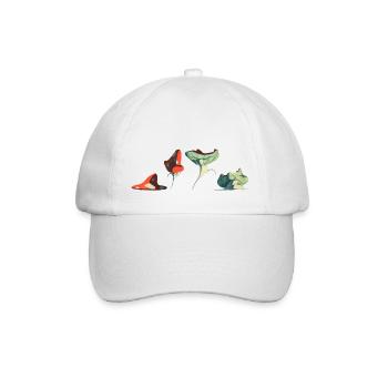 Champignons - Casquette classique - blanc/blanc - Devant