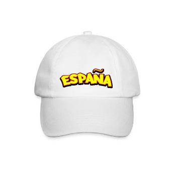 drapeau espagne españa - Casquette classique - blanc/blanc - Devant