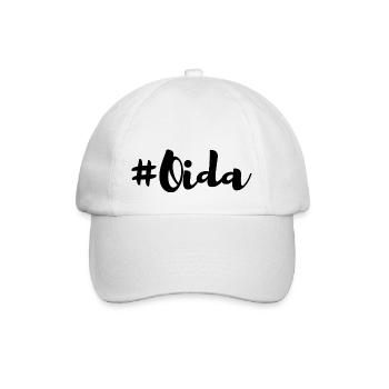 Oida Hashtag Alter Cool Lustig Österreich - Baseballkappe - Weiß/Weiß - Vorne