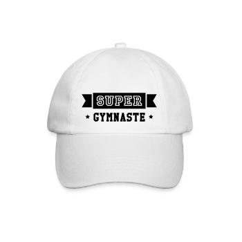 Gymnastique / Gym / Gymnaste / Fitness / GRS - Casquette classique - blanc/blanc - Devant