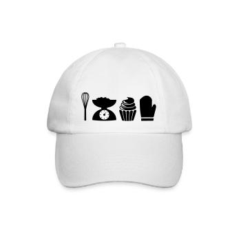 iconbaking - Casquette classique - blanc/blanc - Devant