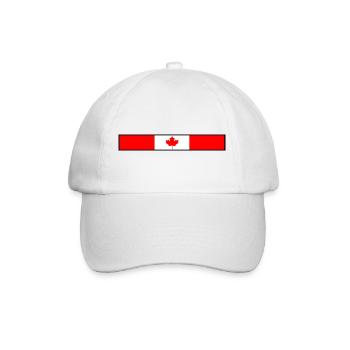 Drapeau du Canada - Casquette classique - blanc/blanc - Devant
