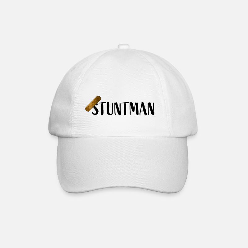 Stuntman - Baseballkappe - Weiß/Weiß