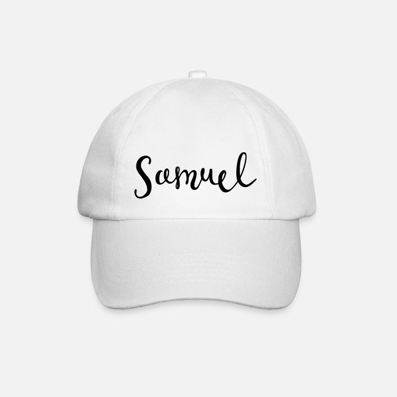 samuel - Baseball Cap - white/white