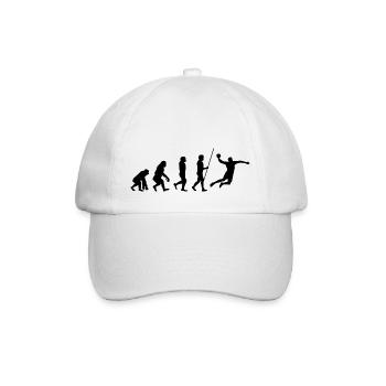 Évolution des cadeaux de sport de handball - Casquette classique - blanc/blanc - Devant
