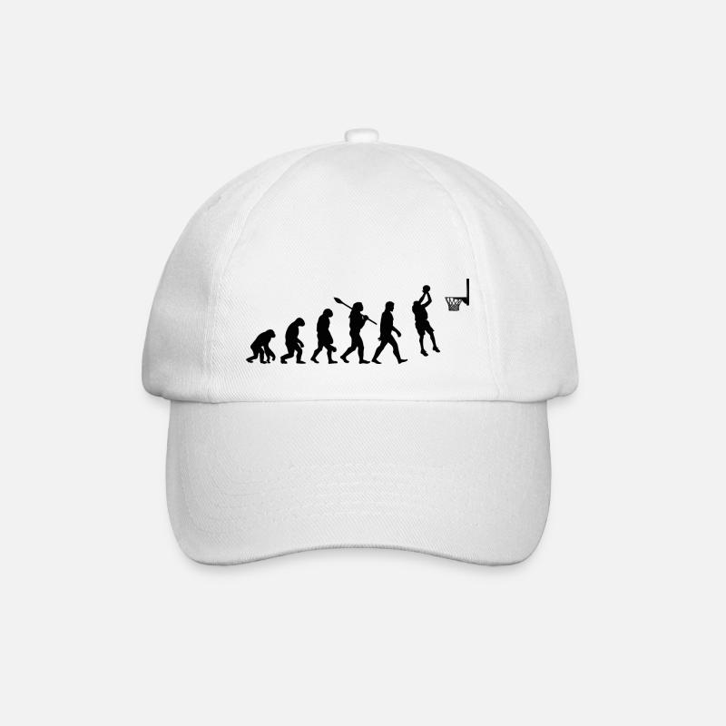 Entwicklung von Basketball - Baseballkappe - Weiß/Weiß
