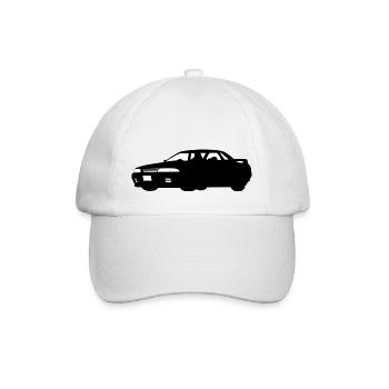 Skyline R32 GT-R - Baseball Cap - white/white - Front