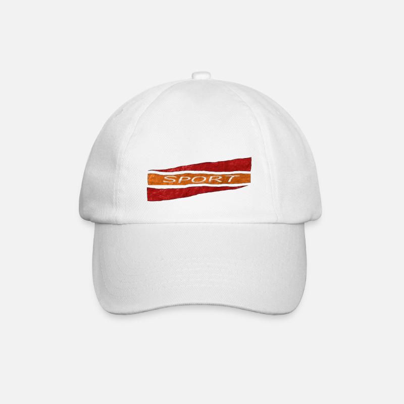 Le sport - Casquette classique - blanc/blanc