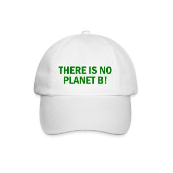 There is no planet B - Casquette classique - blanc/blanc - Devant
