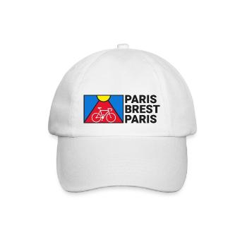 Paris Brest Paris - Vélo cyclisme course cycliste - Casquette classique - blanc/blanc - Devant