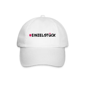 Einzelstück - Baseballkappe - Weiß/Weiß - Vorne