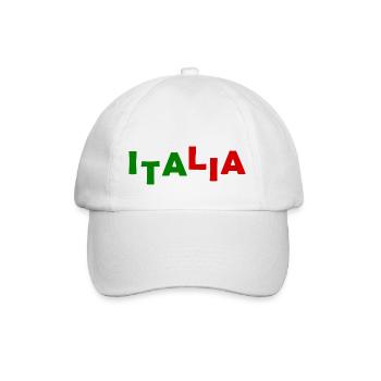 drapeau italien - Casquette classique - blanc/blanc - Devant