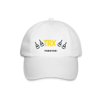 TRX Forever Gift Geschnkidee Machine d’entraînement - Casquette classique - blanc/blanc - Devant
