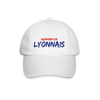 Supporter Lyonnais - Fan de sport et de Lyon - Casquette classique - blanc/blanc - Devant