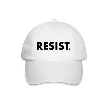 Resist - Baseball Cap - white/white - Front