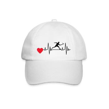 Racquetball Squash Racquetball Players Squash Game - Baseball Cap - white/white - Front