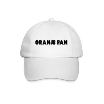Orange fan of the royal family for King's Day # - Baseball Cap - white/white - Front