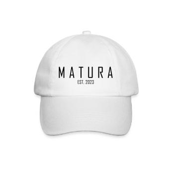 Matura EST. 2023 - Baseballkappe - Weiß/Weiß - Vorne