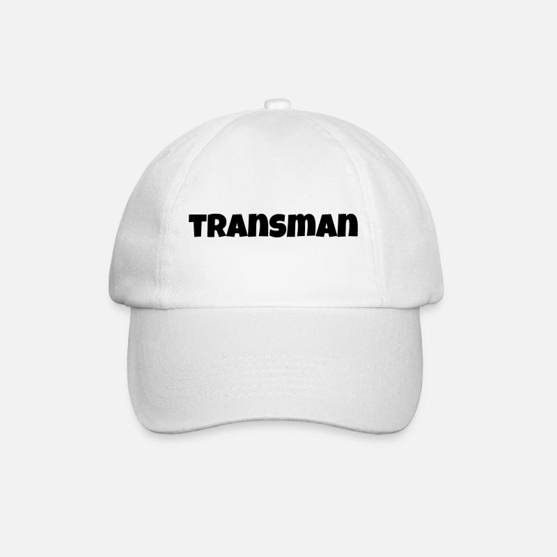 Transman - Baseballkappe - Weiß/Weiß