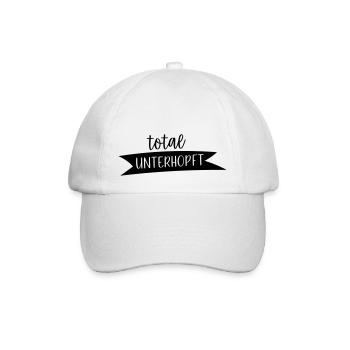 Total unterhopft - Baseballkappe - Weiß/Weiß - Vorne