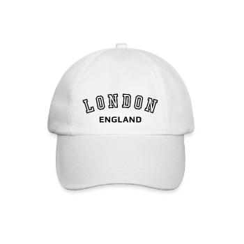 Londres Angleterre Royaume-Uni - Casquette classique - blanc/blanc - Devant