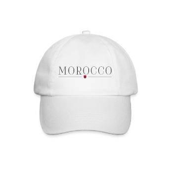 J’aime le Maroc - Casquette classique - blanc/blanc - Devant