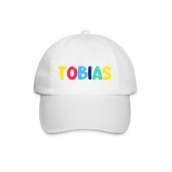 Nom - Tobias - Casquette classique - blanc/blanc - Devant