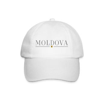 Moldova T-Shirt: Elegance from the East - Baseball Cap - white/white - Front