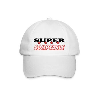SUPER COMPTABLE - Casquette classique - blanc/blanc - Devant