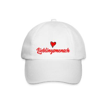 Favorite person - Baseball Cap - white/white - Front