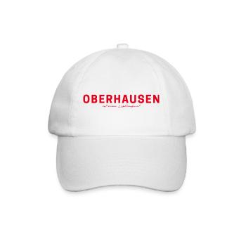 Oberhausen T-Shirt – Für echte Fans - Baseballkappe - Weiß/Weiß - Vorne