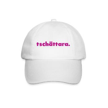 Tschättara. - Baseball Cap - white/white - Front