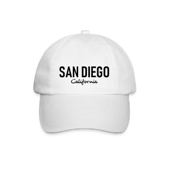 San Diego - Californie - États-Unis d’Amérique - Casquette classique - blanc/blanc - Devant