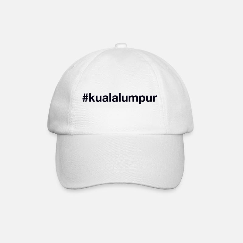KUALA LUMPUR Hashtag Malaysia - Baseball Cap - white/white