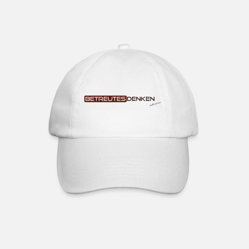 Pensée supervisée, mais pas avec moi. - Casquette classique - blanc/blanc