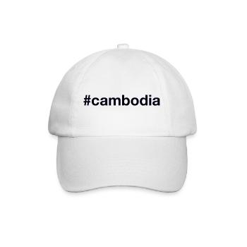 Hashtag Cambodge Kambodscha - Casquette classique - blanc/blanc - Devant