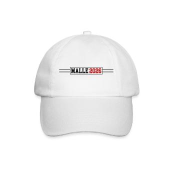 Malle 2026 - Baseball Cap - white/white - Front