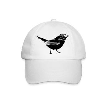 bird - Baseballkappe - Weiß/Weiß - Vorne