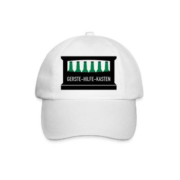 Gerste Hilfe Kasten - Baseballkappe - Weiß/Weiß - Vorne