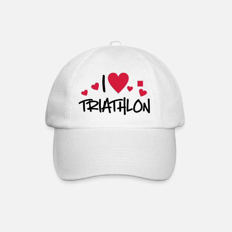 Triathlon - Baseballkappe - Weiß/Weiß