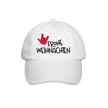 Weihnachten - Baseballkappe - Weiß/Weiß - Vorne
