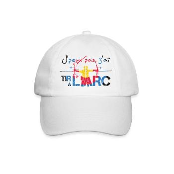 Sweatshirt J'peux pas j'ai tir à l'arc - couleur - Casquette classique - blanc/blanc - Devant