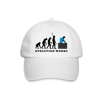 evolution_maurer_b_2c - Casquette classique - blanc/blanc - Devant