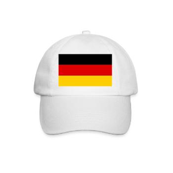 Germany flag - Baseball Cap - white/white - Front