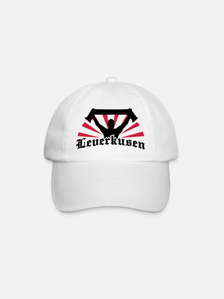 fan_leverkusen____f2 - Baseballkappe - Weiß/Weiß