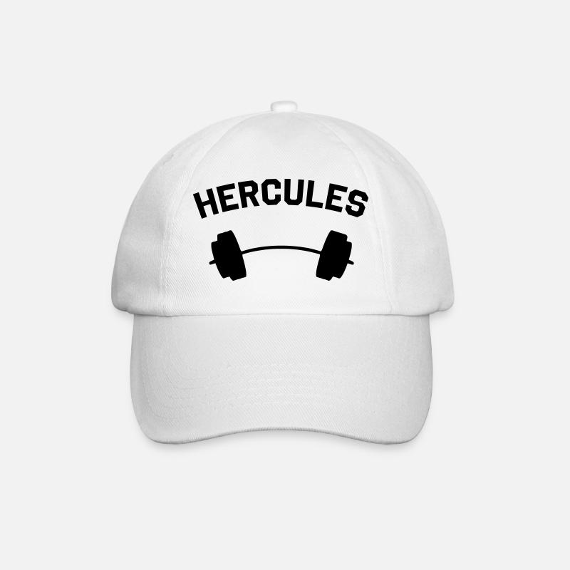 HERCULES - Casquette classique - blanc/blanc