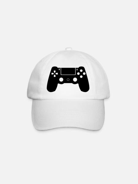 Controller - Baseballkappe - Weiß/Weiß