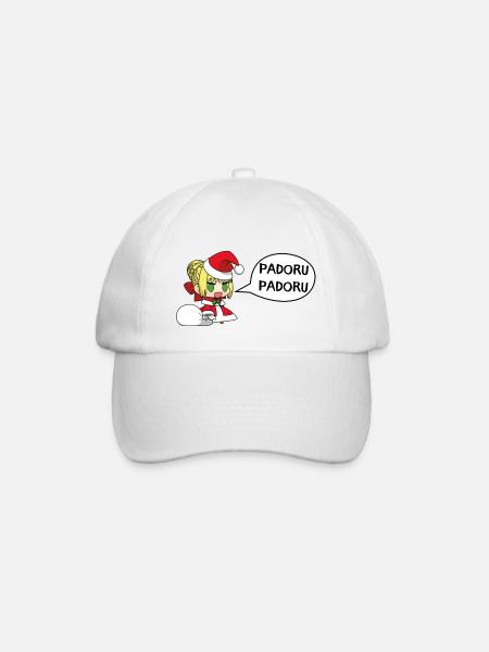 Padoru Padoru - Baseball Cap - white/white