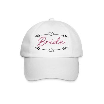 Mariée - Casquette classique - blanc/blanc - Devant