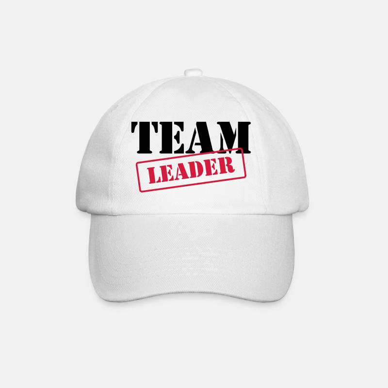 [ Team Leader ] - Casquette classique - blanc/blanc